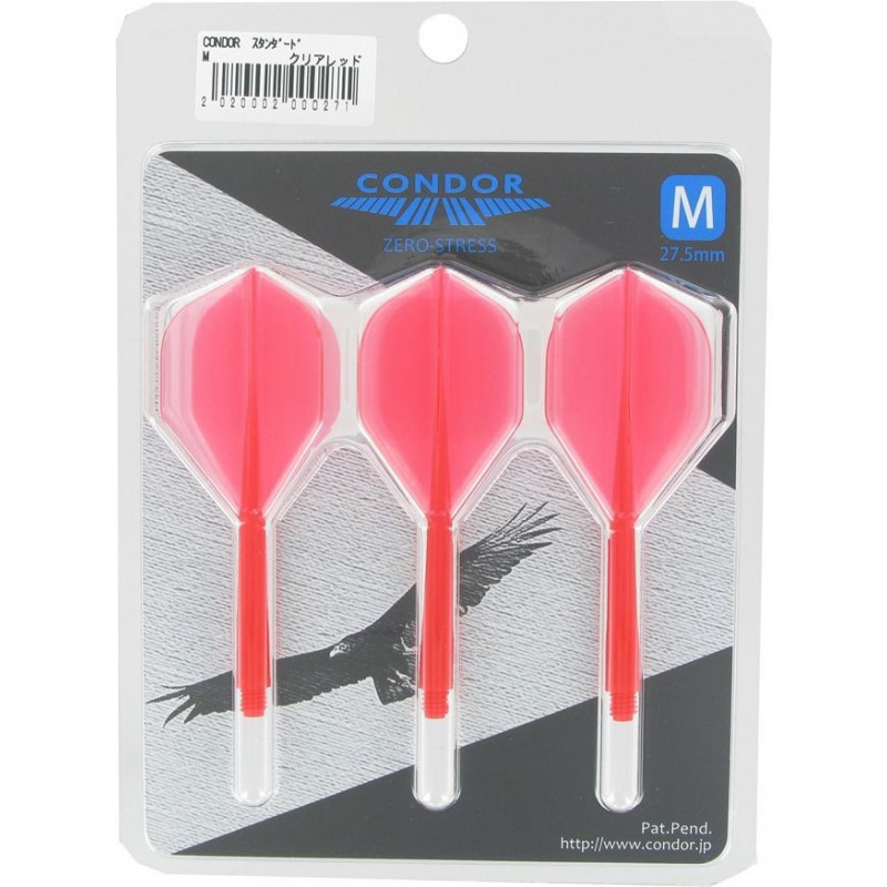 Condor Dart Flights Shafts AXE Neon 2 in1 Schaft-Flights-System